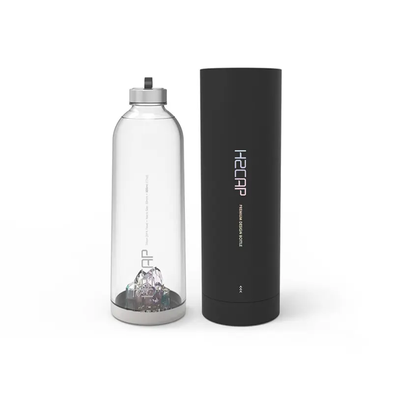 Home 3 H2CAP PLUS attached to a water bottle